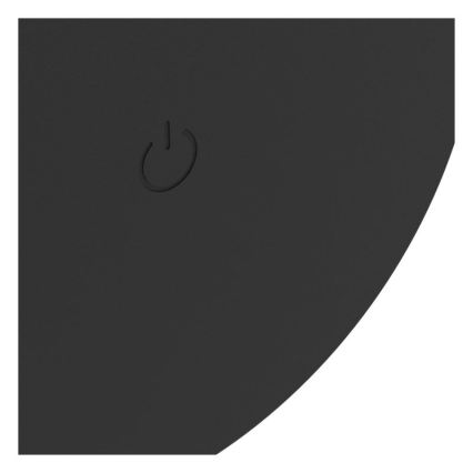 Eglo - LED prigušivo punjivo vanjsko zidno svjetlo s dodirnim upravljanjem LED/5W/5V 2000 mAh 3000/4000/6500K IP44 crno