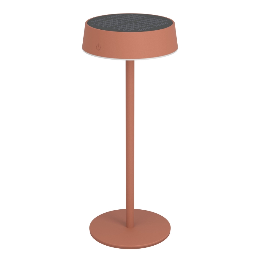 Eglo - LED prigušiva solarna stolna svjetiljka s punjenjem i dodirnim upravljanjem LED/3W/5V 3000-6000K 1800 mAh IP44 narančasta