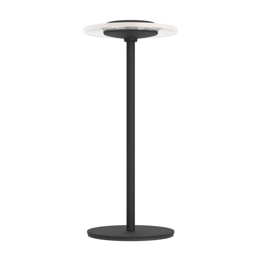 Eglo - LED RGBW prigušiva punjiva stolna svjetiljka na dodir, LED/5V, 2000 mAh, crna