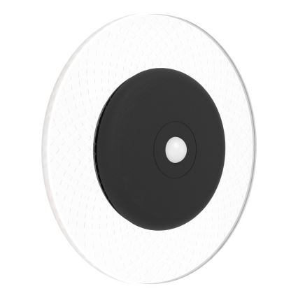 Eglo - LED RGBW punjiva zidna svjetiljka s mogućnošću prigušivanja, s senzorom pokreta i sumraka, LED/5V, 2000 mAh, crna + daljinski upravljač