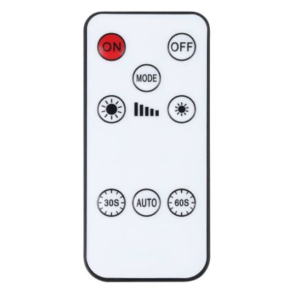 Eglo - LED RGBW punjiva zidna svjetiljka s mogućnošću prigušivanja sa senzorom pokreta i sumraka LED/5V 2000 mAh bijela + daljinski upravljač