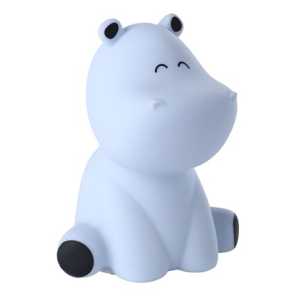 Eglo - LED RGBW Punjiva dječja noćna svjetiljka na dodir LED/5W/5V 1200 mAh u obliku nilskog konja