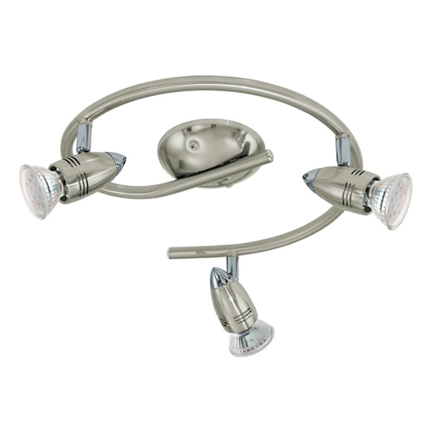 Eglo 78024 - LED Zidna reflektorska svjetiljka MAGNUM 3xGU10/3W/230V 3000K mat krom