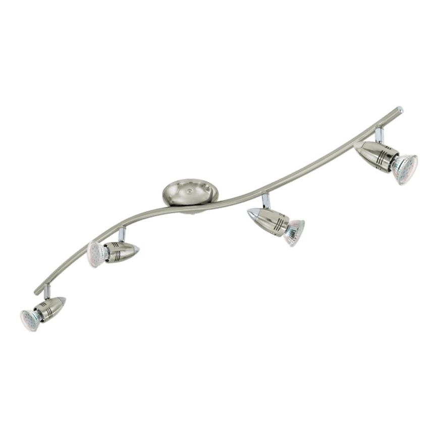 Eglo 78025 - LED Reflektorska svjetiljka MAGNUM 4xGU10/3W/230V 3000K mat krom