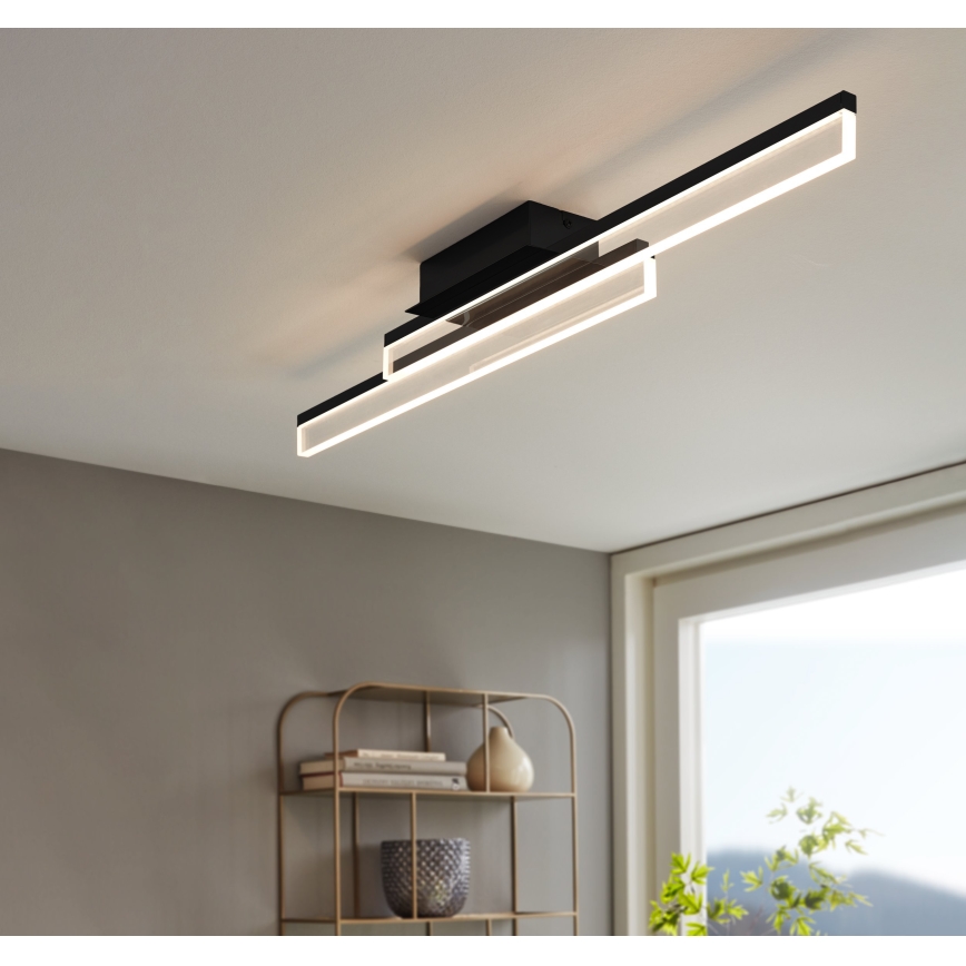 Eglo 780433 - LED kupaonska stropna svjetiljka YANGUAS 2xLED/11W/230V 3000K IP44 crna