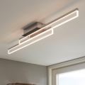 Eglo 780433 - LED Stropna svjetiljka za kupaonicu YANGUAS 2xLED/11W/230V 3000K IP44 mat krom