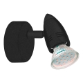 Eglo 780443 - LED Zidna reflektorska svjetiljka SABADELL 1xGU10/2,8W/230V 3000K crna