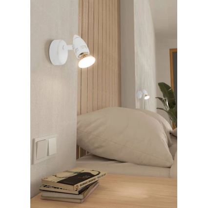 Eglo 780447 - LED Zidna reflektorska svjetiljka SABADELL 1xGU10/2,8W/230V 3000K bijela