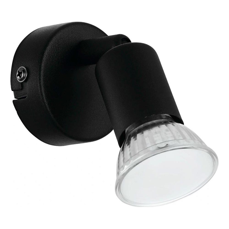 Eglo 780457 - LED Zidna reflektorska svjetiljka ESCALERA 1xGU10/2,8W/230V 3000K crna