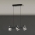 Eglo 780478 - Luster na sajli CALERINO 3xE27/40W/230V crna