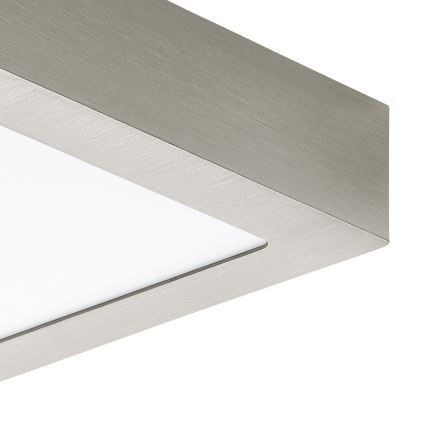 Eglo 78215 - LED stropno svjetlo FUEVA LED/10,9W/230V 17x17 cm matni krom