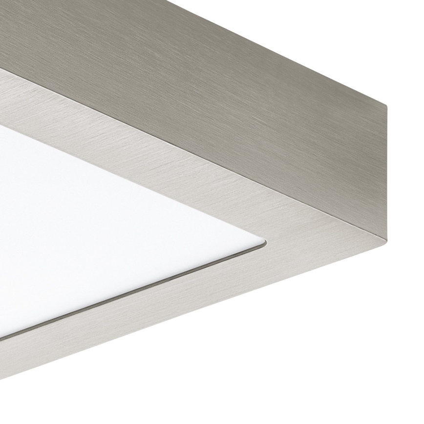 Eglo 78215 - LED stropno svjetlo FUEVA LED/10,9W/230V 17x17 cm matni krom