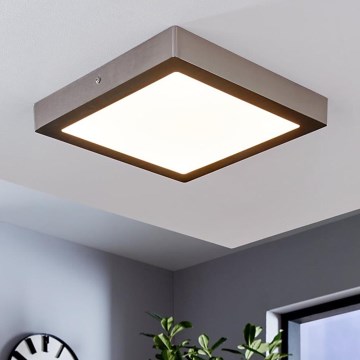 Eglo 78218 - LED stropno svjetlo FUEVA LED/22W/230V 30x30 cm matni krom