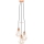 Eglo 78276 - Viseći luster BYRON na sajli 3xE27/60W/230V bakreni