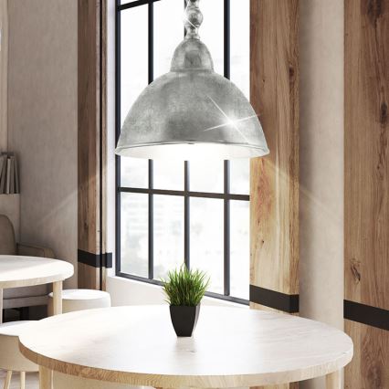 Eglo 78303 - Luster na sajli EASINGTON 1xE27/60W/230V