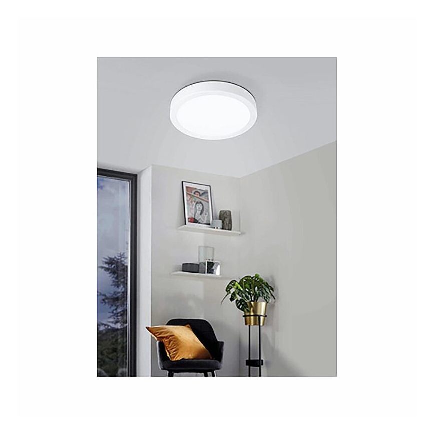Eglo 78668 - LED Stropno svjetlo FUEVA LED/17W/230V Ø 21 cm bijela