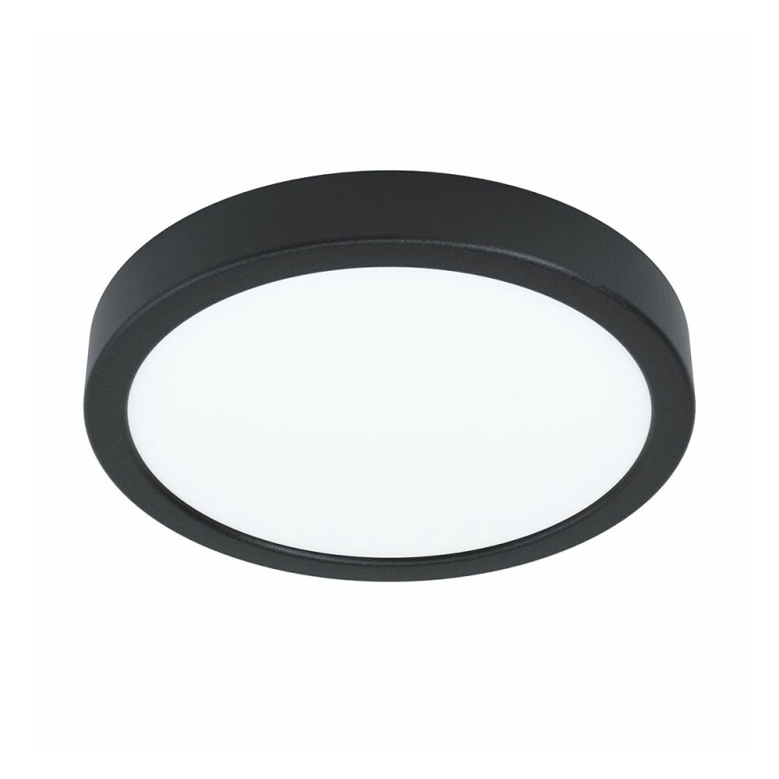 Eglo 78676 - LED stropna svjetiljka FUEVA LED/17W/230V Ø 21 cm crna