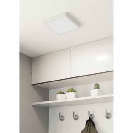 Eglo 78679 - LED stropno svjetlo FUEVA LED/17W/230V 21x21 cm bijela