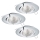 Eglo 78708 - SET 3x LED Ugradbena svjetiljka TEDO 1xGU10/5W/230V