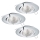 Eglo 78708 - SET 3x LED Ugradbena svjetiljka TEDO 1xGU10/5W/230V