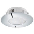 Eglo 78742 - LED Ugradna svjetiljka PINEDA 1xLED/12W/230V sjajni krom