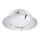Eglo 78748 - LED Prigušiva ugradbena svjetiljka PINEDA LED/12W/230V sjajni krom