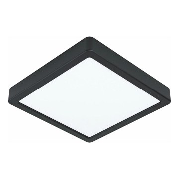 Eglo 78814 - LED Stropna svjetiljka FUEVA LED/17W/230V 21x21 cm crna