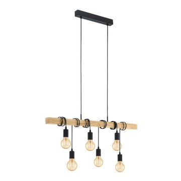 Eglo 78937 - Luster na sajli  TOWNSHEND 6xE27/60W/230V