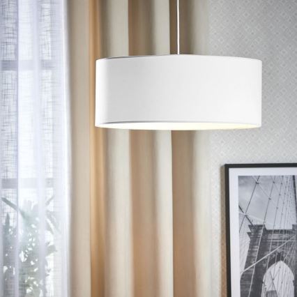 Eglo 79065 - Luster na sajli SITIA 3xE27/60W/230V bijela