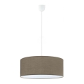 Eglo 79068 - Luster na sajli SITIA 3xE27/60W/230V smeđa