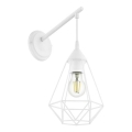 Eglo 79084 - Zidna svjetiljka BYRON 1xE27/60W/230V bijela