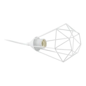 Eglo 79085 - Stolna lampa BYRON 1xE27/40W/230V bijela