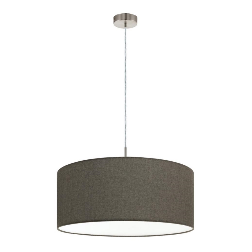 Eglo 79126 - Luster na sajli PASTERI 1xE27/60W/230V smeđa