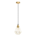 Eglo 79259 - Viseći luster BYRON 1xE27/60W/230V, mesing