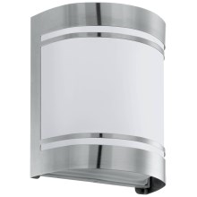 Eglo 79283 - Vanjska zidna svjetiljka CERNO 1xE27/40W/230V krom IP44