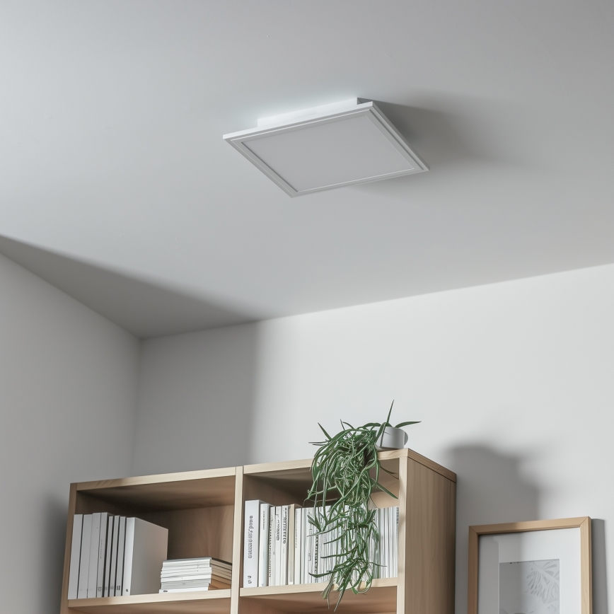 Eglo 79322 - LED Prigušiva stropna svjetiljka SALOBRENA LED/16W/230V 4000K 30x30 cm bijela