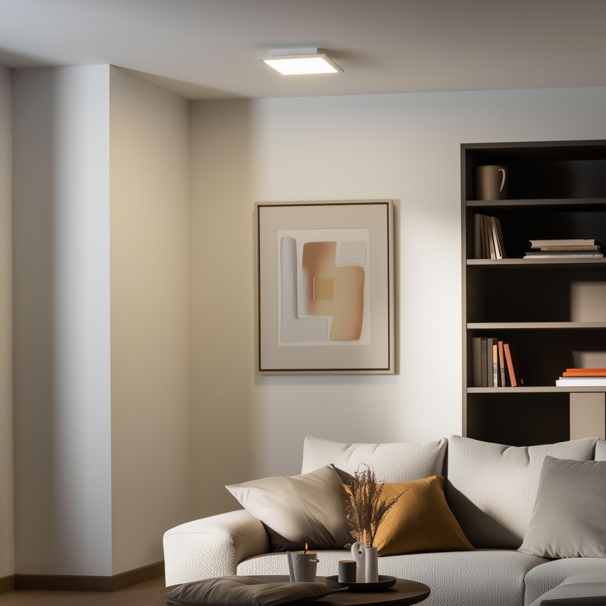 Eglo 79322 - LED Prigušiva stropna svjetiljka SALOBRENA LED/16W/230V 4000K 30x30 cm bijela