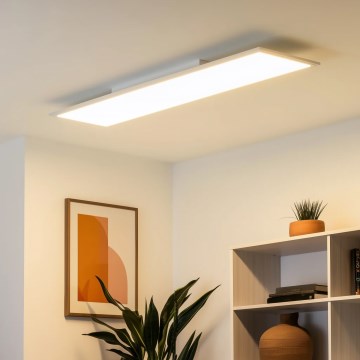 Eglo 79328 - LED Stropna svjetiljka SALOBRENA-RW LED/34W/230V 2700/4000K 120x30 cm bijela