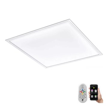 Eglo 79467 - LED Prigušiva stropna svjetiljka POZZALLO LED/21W/230V 2700-6500K 45x45 cm bijela + daljinski upravljač