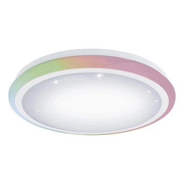 Eglo 79512 - LED RGB prigušivo stropno svjetlo LIPARI LED/24W/230V + daljinski upravljač