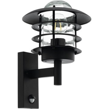 Eglo 79555 - Vanjsko zidno svjetlo sa senzorom ZAMALENA 1xE27/60W/230V IP44