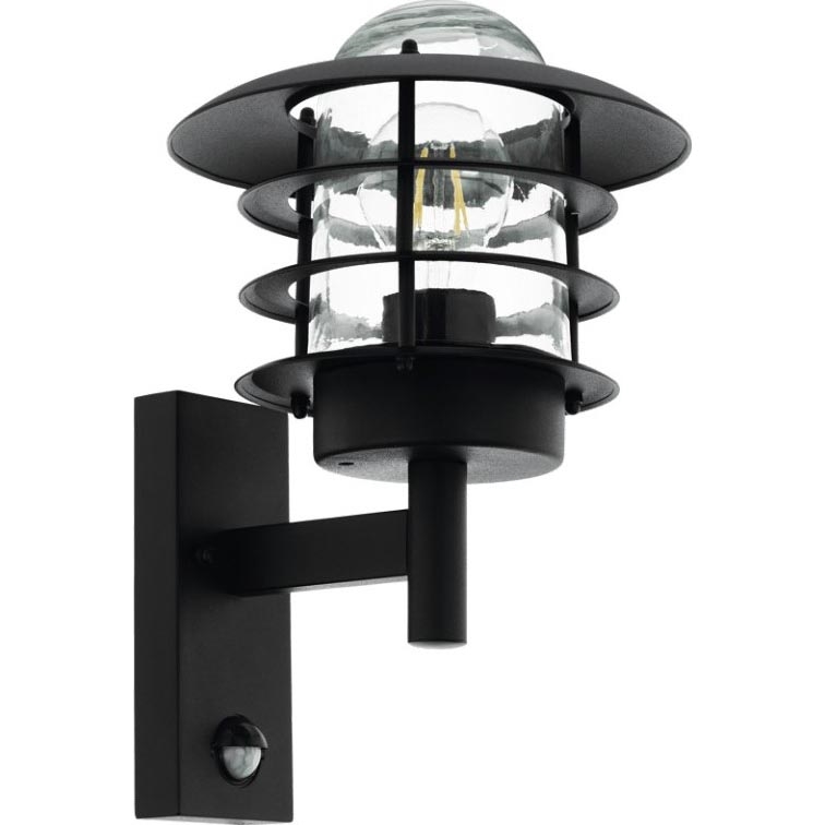 Eglo 79555 - Vanjsko zidno svjetlo sa senzorom ZAMALENA 1xE27/60W/230V IP44