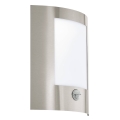 Eglo 79601 - Vanjska zidna svjetiljka sa senzorom FIDELIDAD 1xE27/60W/230V IP44