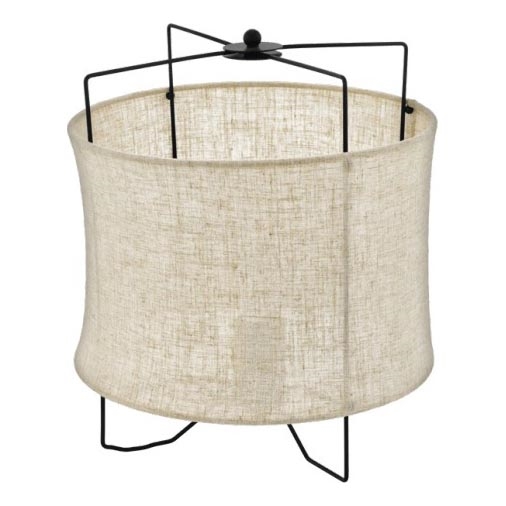 Eglo 79645 - Stolna lampa BRIDEKIRK 1xE27/40W/230V bež