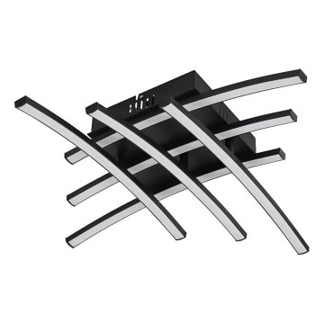 Eglo 79747 - LED stropna svjetiljka BERYL LED/25,2W/230V 4000K crna