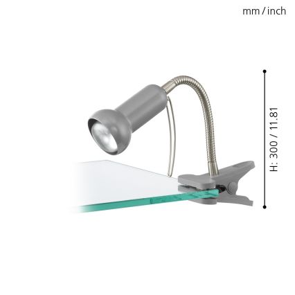 Eglo - Lampa s kvačicom 1xE14/40W/230V