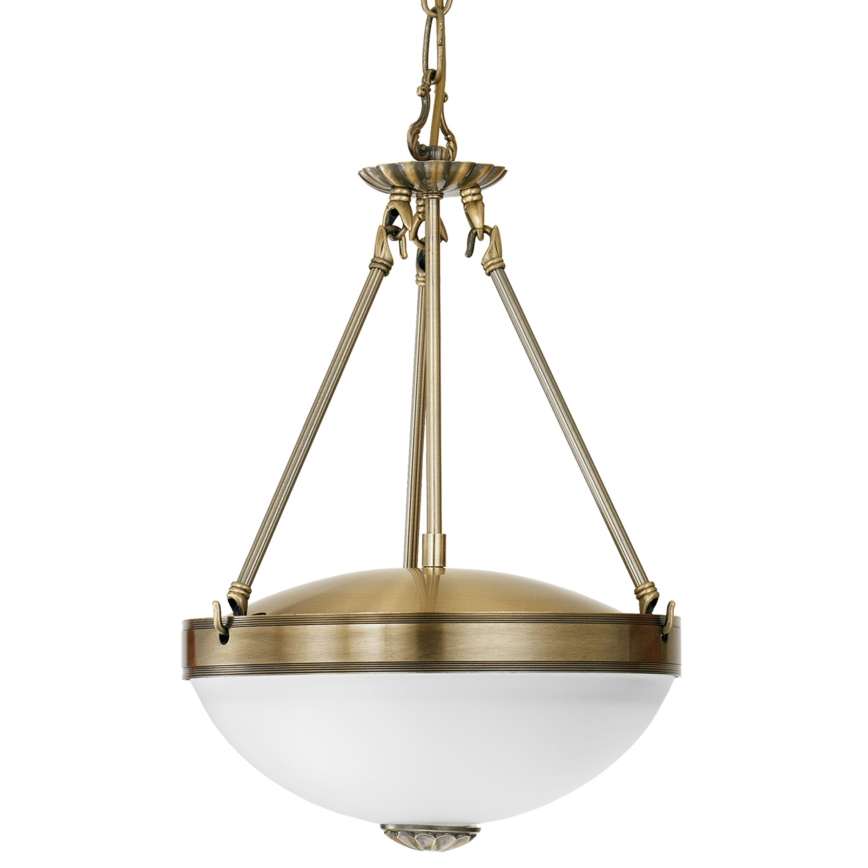 EGLO - Luster na lancu 2xE27/60W/230V brončana