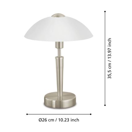 Eglo - Prigušiva stolna lampa 1xE14/40W/230V