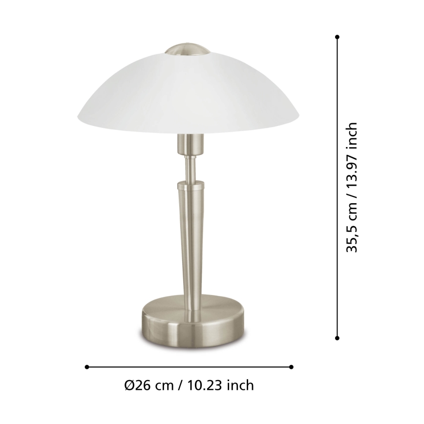 Eglo - Prigušiva stolna lampa 1xE14/40W/230V