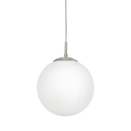 EGLO - Luster na sajli 1xE27/60W/230V pr. 25 cm bijela